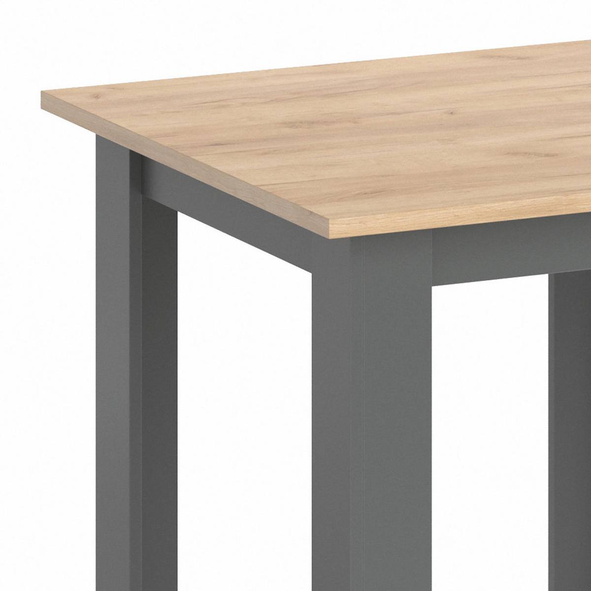 ESSTISCH Karlos Goldkraft Eiche 80 x 80 cm - Eiche Wotan, Holzwerkstoff (80/80/76.6cm) - Vicco