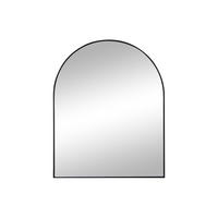BOGENFÖRMIGER Spiegel - Metall - 65 x 80 cm - Schwarz - MAILEN - Schwarz, Metall (65/80/1.5cm) - Vente-Unique