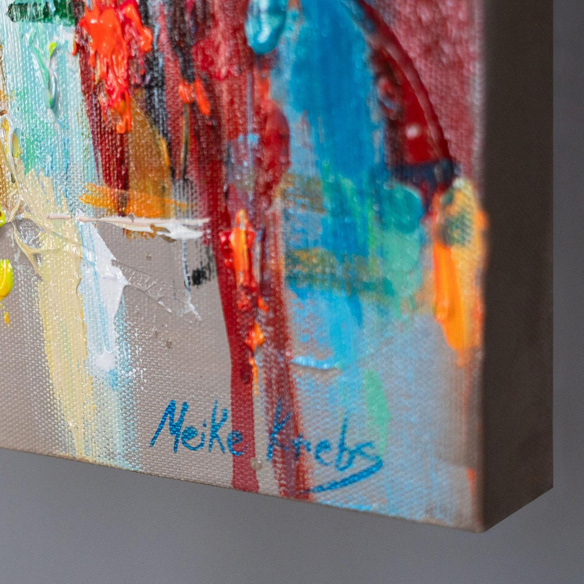 GEMÄLDE Harmonie auf Keilrahmen 115x50 cm - Multicolor, Holz (115/50cm) - YS-art gallery
