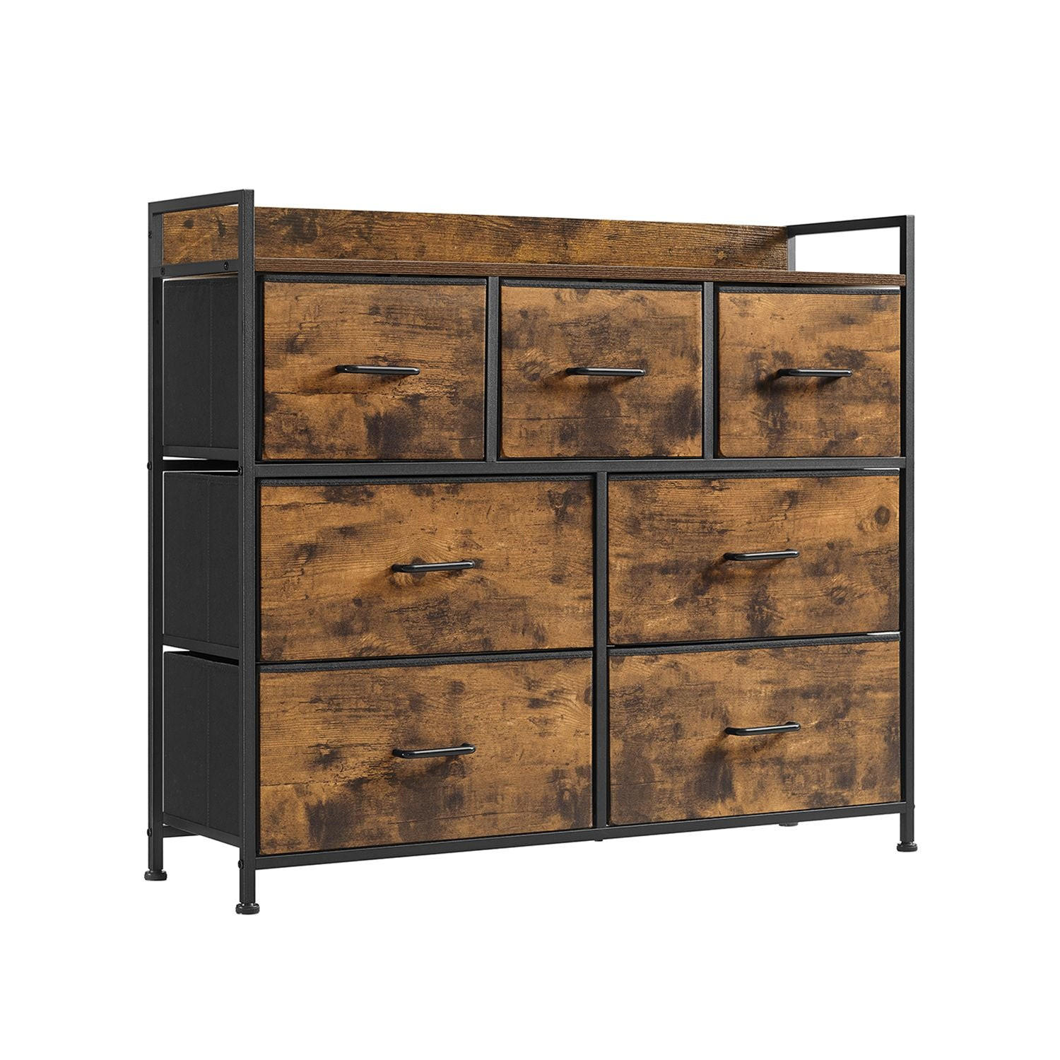 KOMMODE LUSAKA - Braun, Kunststoff (29/85/98cm) - Hansiro