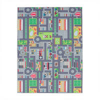 KINDERTEPPICH Grau 80 x 150 cm - Grau, Kunststoff (80/150cm) - TT Home