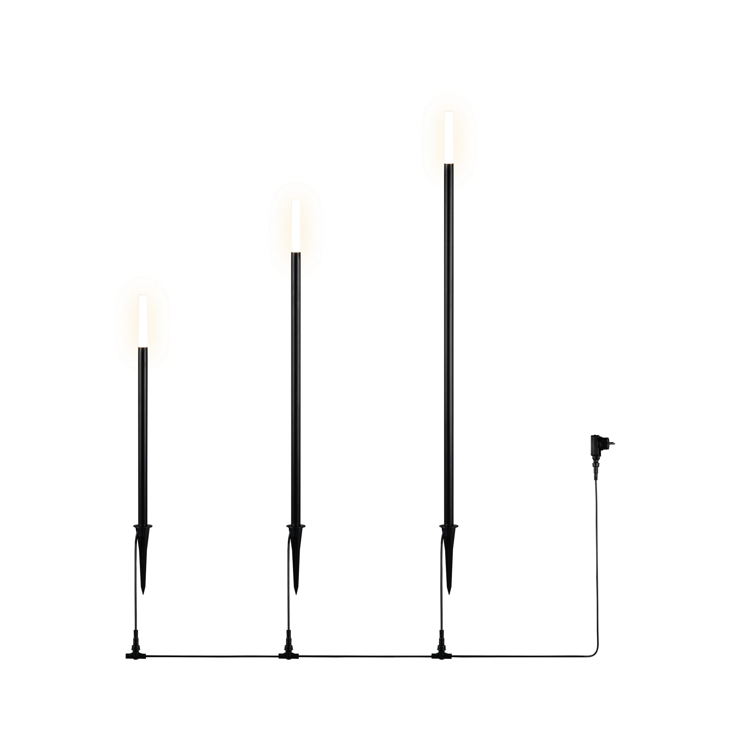 STEHLAMPE STICK - Schwarz - 2.2/2.2/95 cm - Schwarz, Metall (2.2/2.2/95cm) - Trio Leuchten