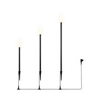 STEHLAMPE STICK - Schwarz - 2.2/2.2/95 cm - Schwarz, Metall (2.2/2.2/95cm) - Trio Leuchten
