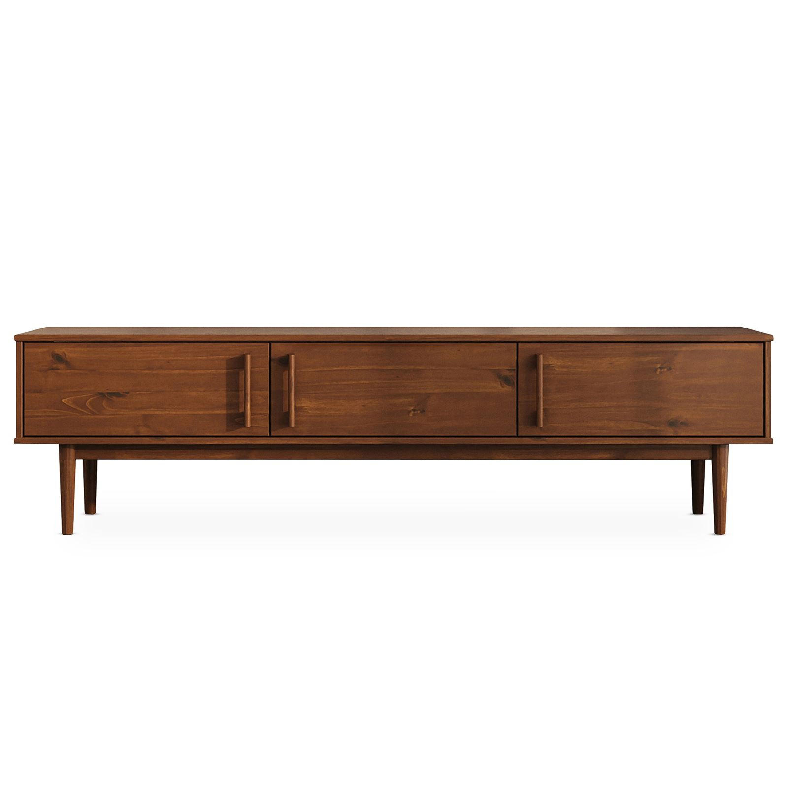 LOWBOARD TECCA - Kastanienfarben, Holz (180/48/41cm) - IDIMEX