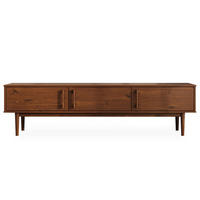 LOWBOARD TECCA - Kastanienfarben, Holz (180/48/41cm) - IDIMEX