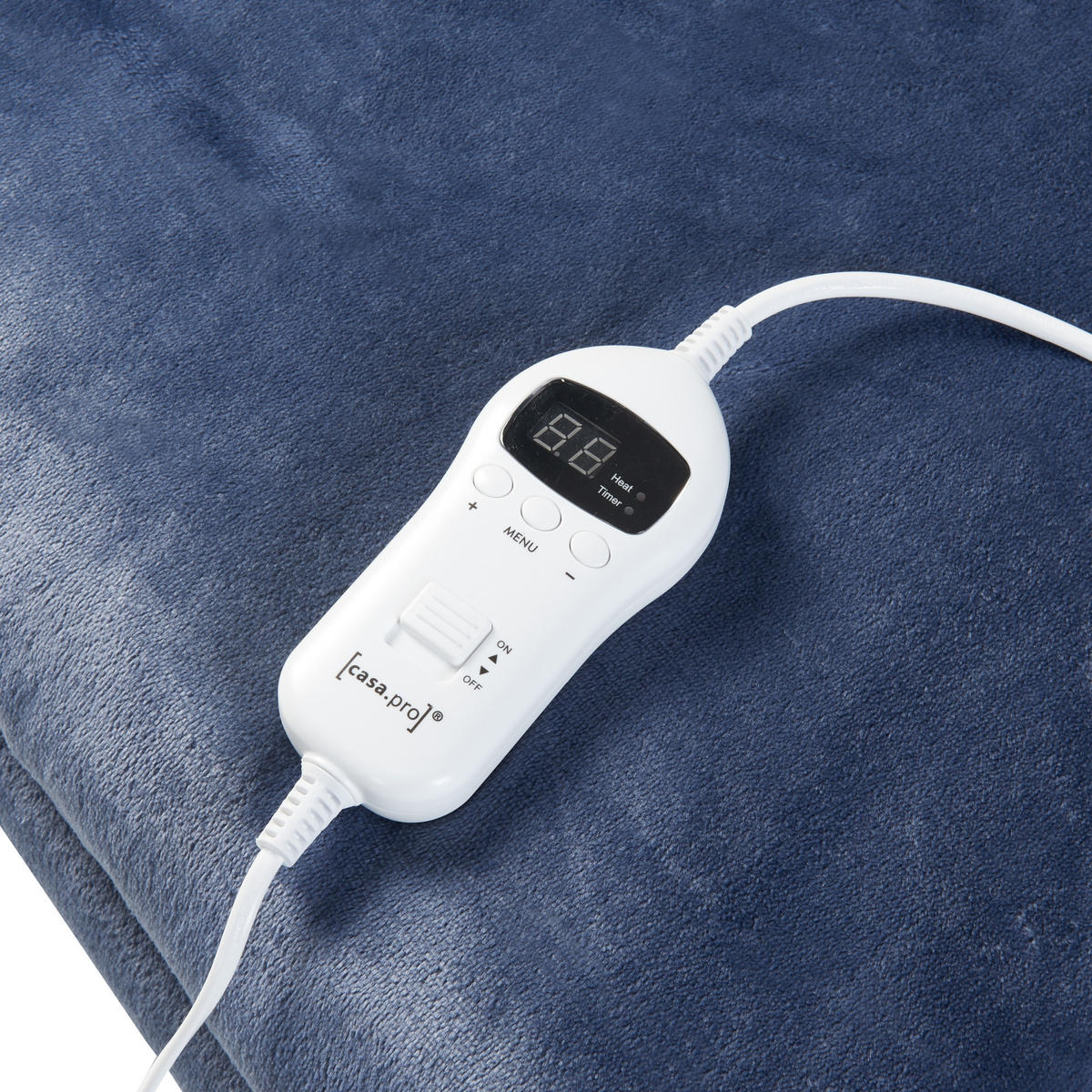 PŘIKRÝVKA Archi - světle modrá, textil (200/150cm) - [en.casa]