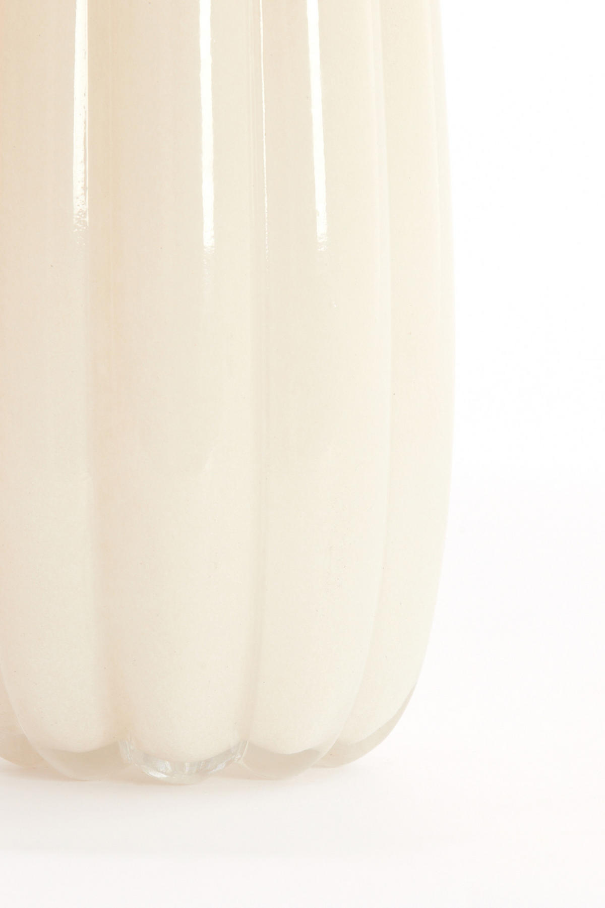 VASE Sedona Weiß Ø16/27 cm - Weiß, Glas (16/27cm) - Light & Living