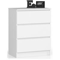 KOMMODE Weiß 60x40x77 cm - Weiß, Holzwerkstoff (60/77/40cm) - Akord
