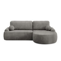 ECKSOFA CLEO II mit Schlaffunktion Version Rechte Poso 115 - Taupe, Kunststoff (264/172cm) - Lookway