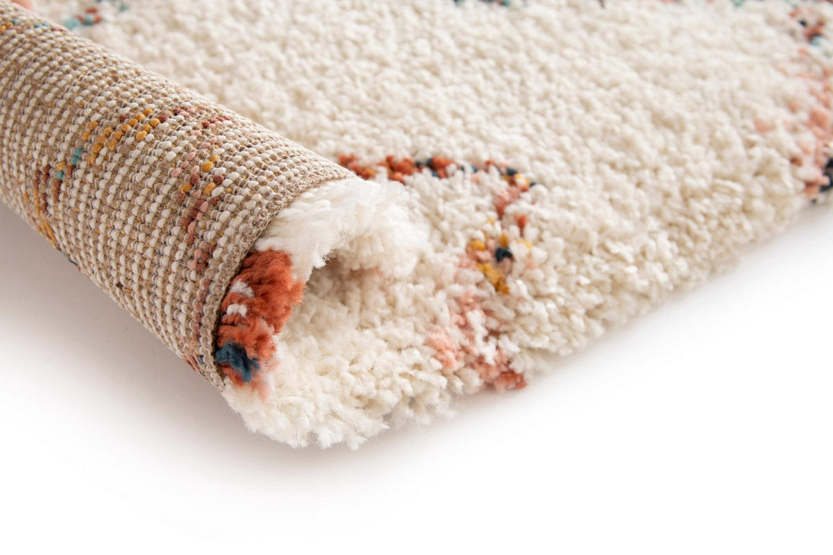 TEPPICH Shaggy weich voluminös beige - Beige, Textil (140/200cm) - AFK Living