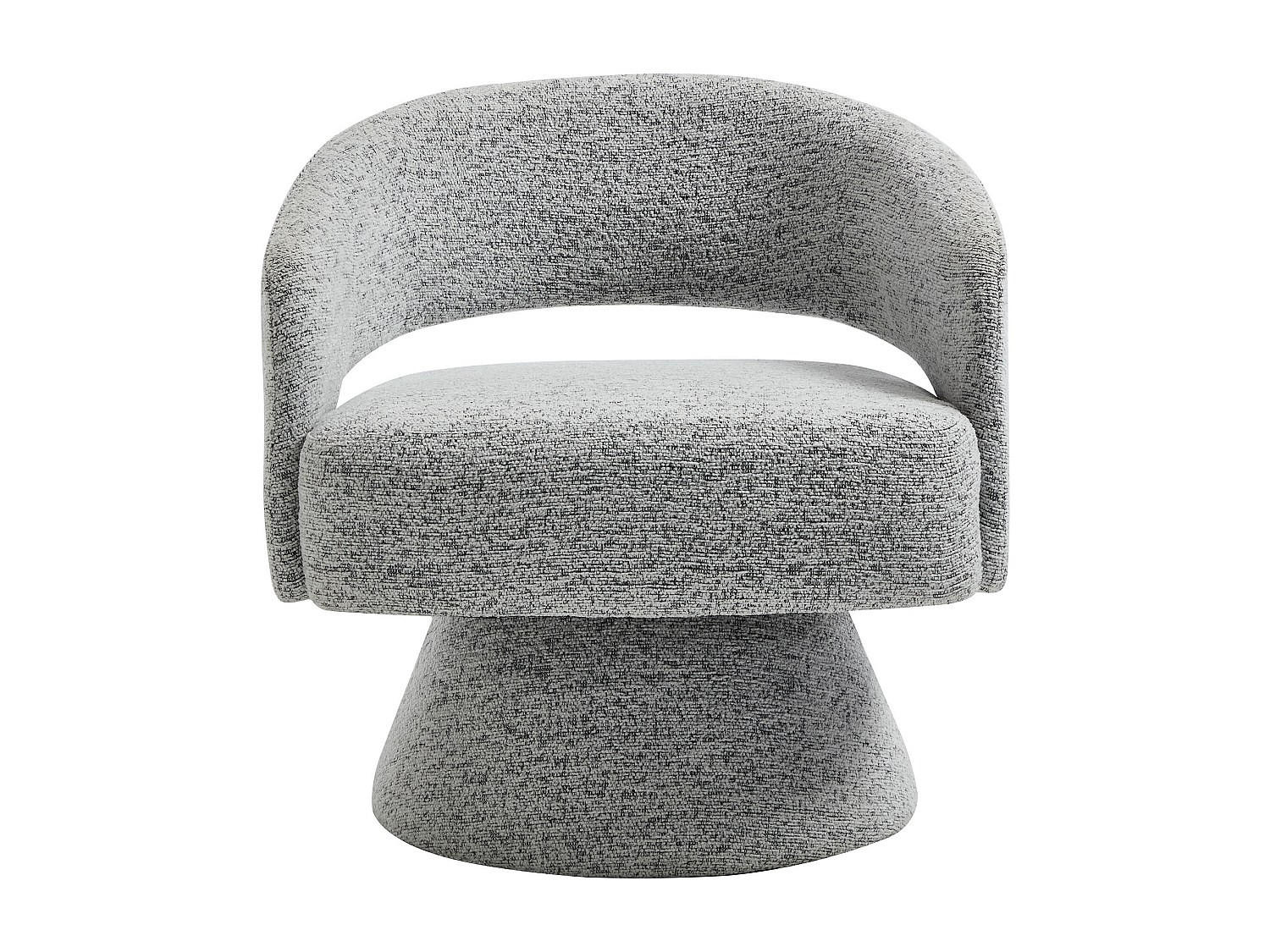 SESSEL mit gerader Rückenlehne - 1 Person - Stoff - Grau - - Grau, Textil (71/72/68cm) - Vente-Unique