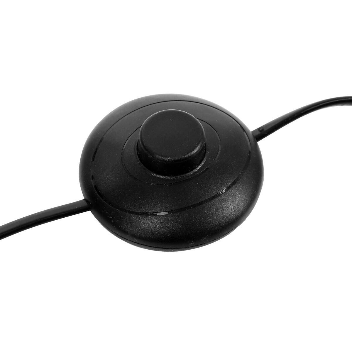 STEHLEUCHTE Tais 143 cm - Schwarz, Metall (28.5/23/143cm) - Atmosphera Createur d´interieur