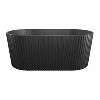 FREISTEHENDE Badewanne - 1 Person - Acryl - Schwarz - Schwarz, Kunststoff (150/58/75cm) - Vente-Unique