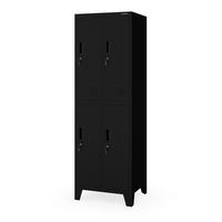 ARBEITSSCHUTZSCHRANK BARTEK 2 Plus - Schwarz, Metall (56/172/45cm)
