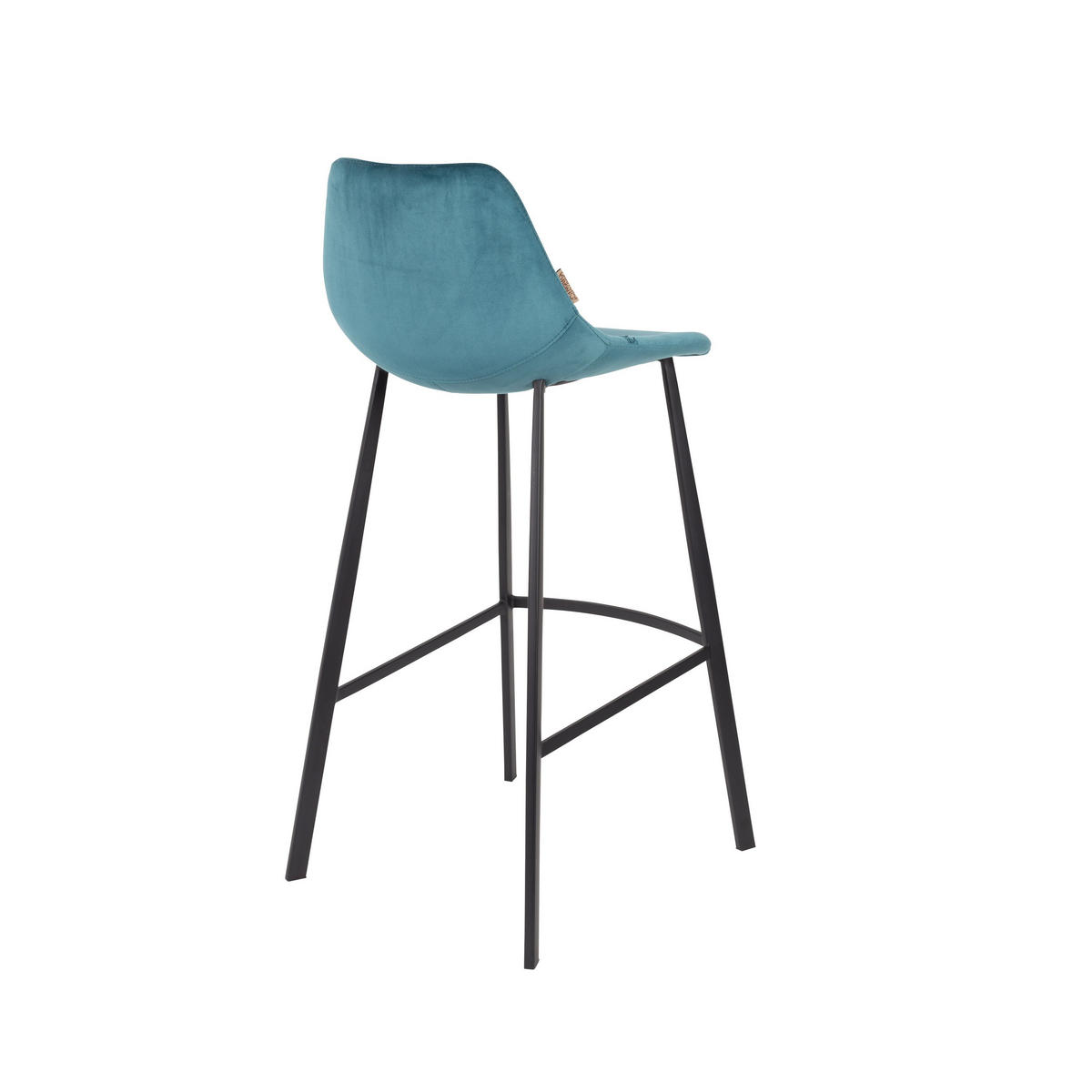 BARHOCKER Franky Rückenlehne 80 cm Blau - 2 er Set - Blau, Textil (50/106/54cm) - Dutchbone