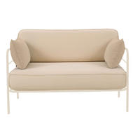 GARTEN-SOFA Preggel Beige/Creme 116 cm - Beige, Textil (116/80/71cm) - Selsey