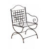 GARTENSTUHL Metall Bronze - Bronzefarben, Metall (56/92/53cm) - CLP