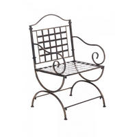 GARTENSTUHL Metall Bronze - Bronzefarben, Metall (56/92/53cm) - CLP