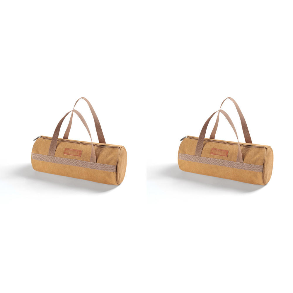 WERKZEUGSET – mit Reißverschluss, 2-teilig - Braun, Textil (15/1/35cm) - DCA