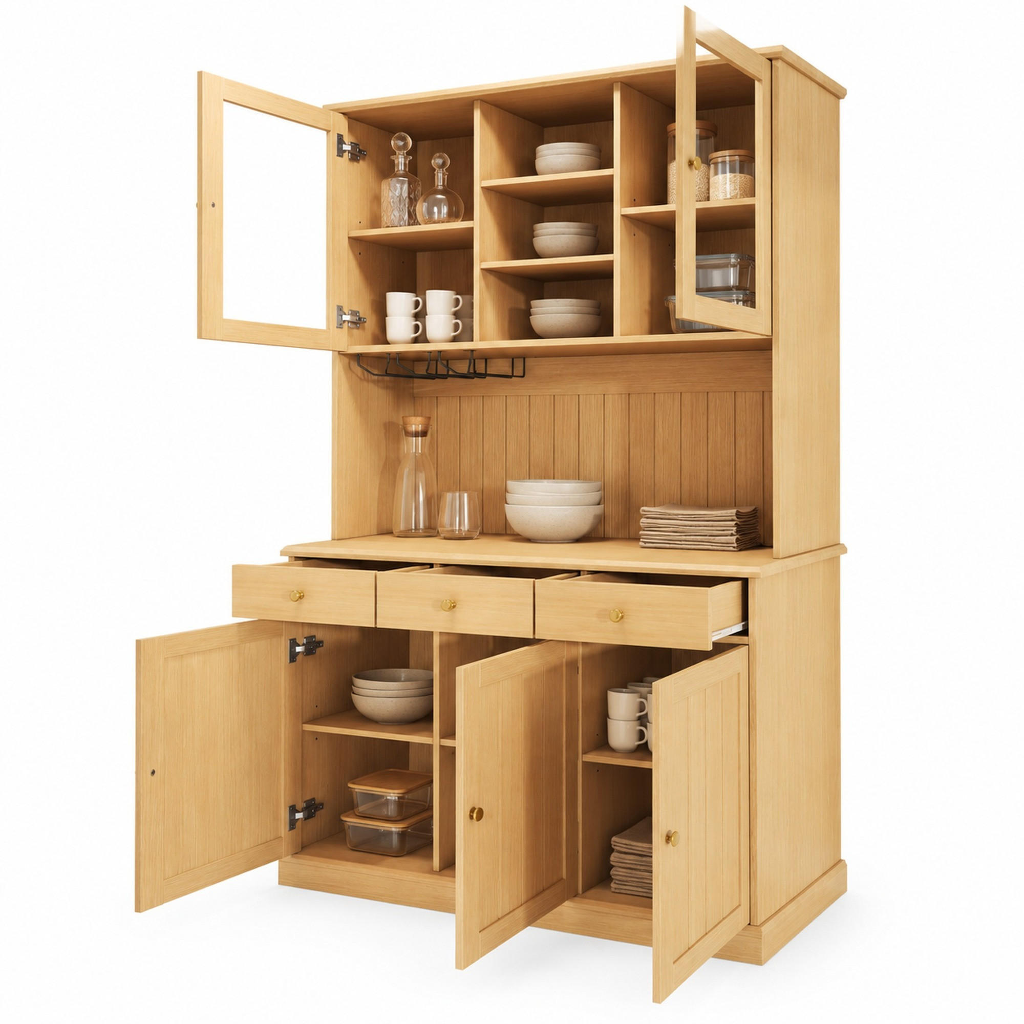 Ivmeu Buffetschrank Natur 120x191x40 cm