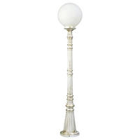 WEGELEUCHTE Weiß - Goldfarben/Weiß, Metall (12.5/12.5/134cm) - click-licht