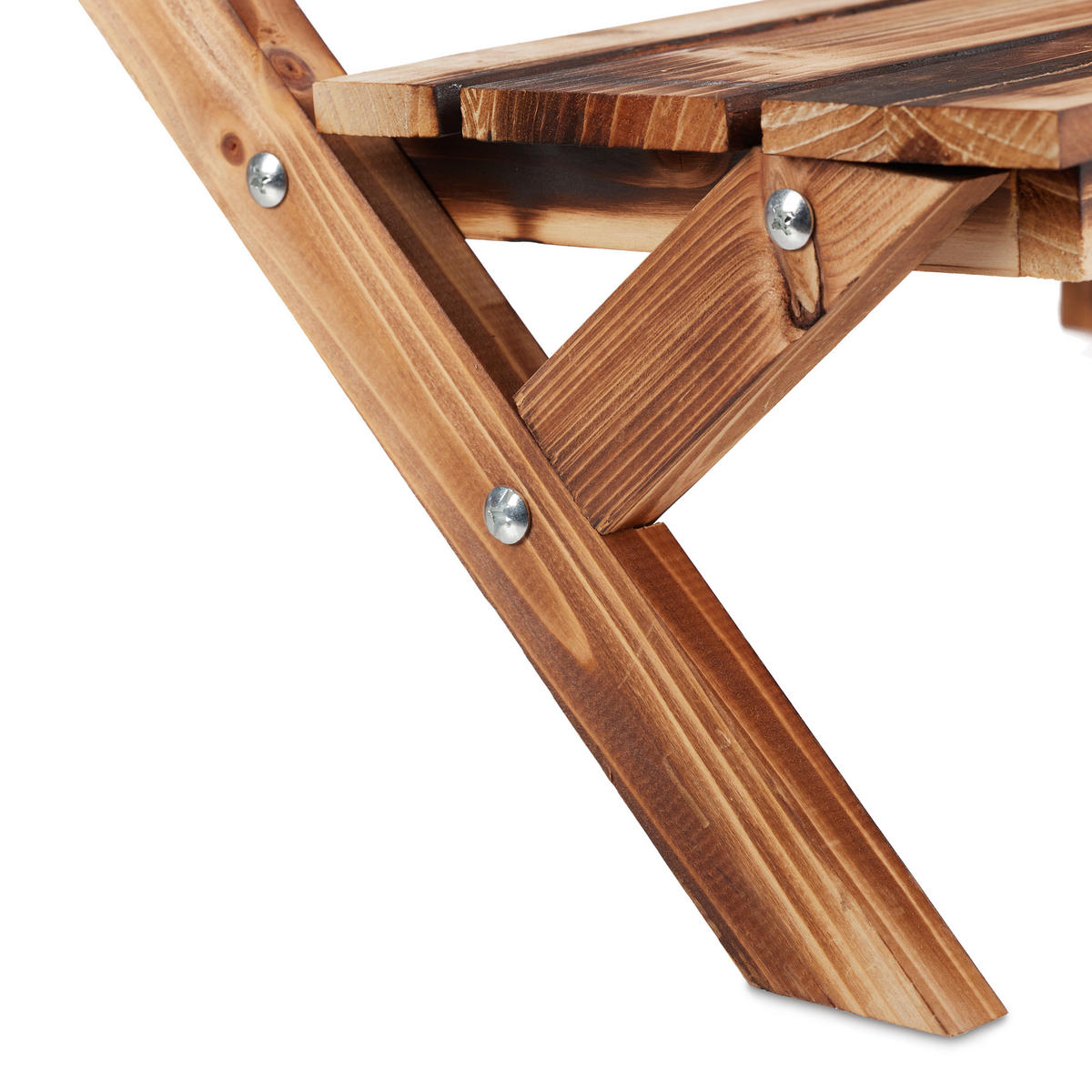 BLUMENTREPPE - Hellbraun, Holz (61/109/40cm) - Relaxdays