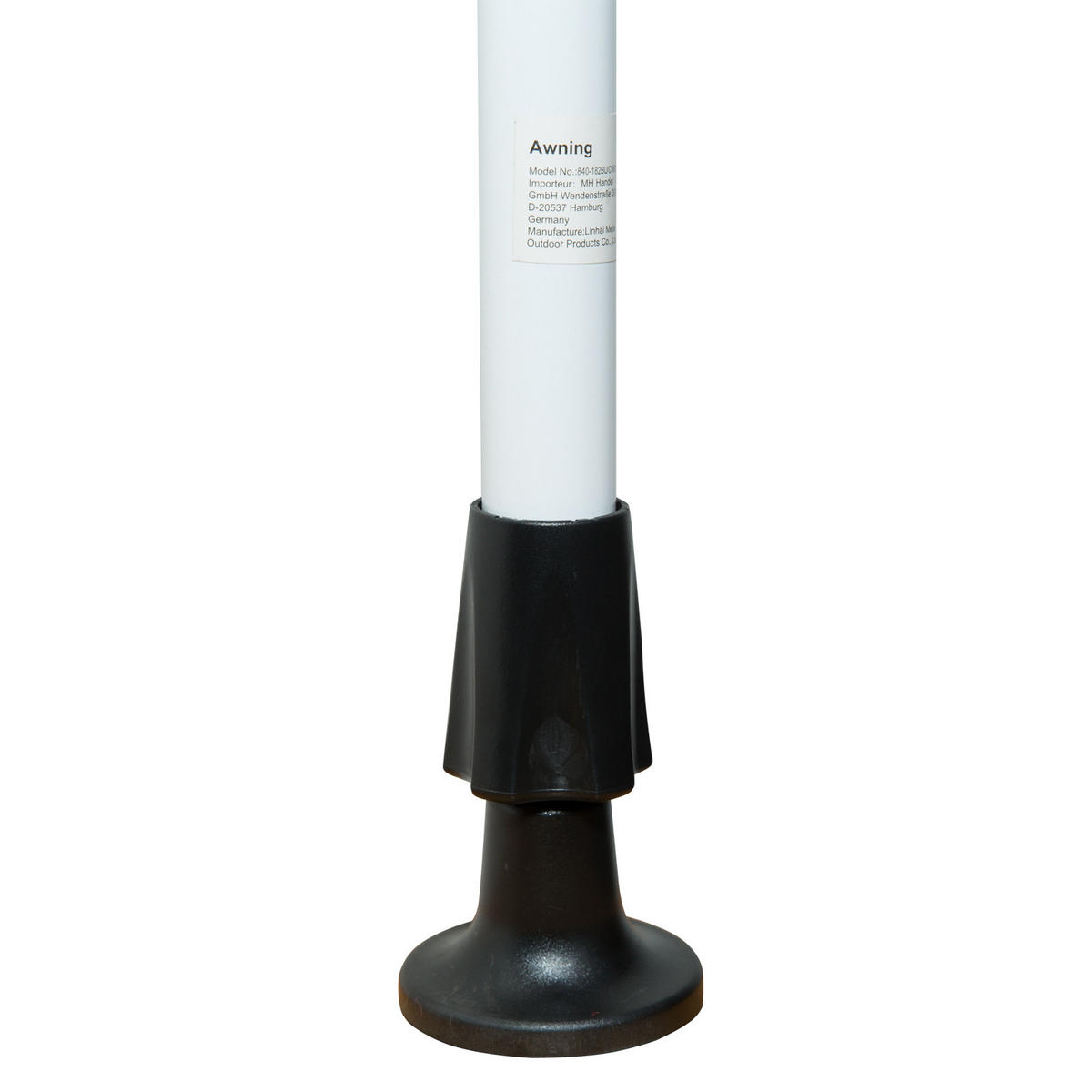 MARKISE, Grau+Weiß, Aluminium, Stahl, Polyester - Blau, Metall (150/280/200cm) - Outsunny