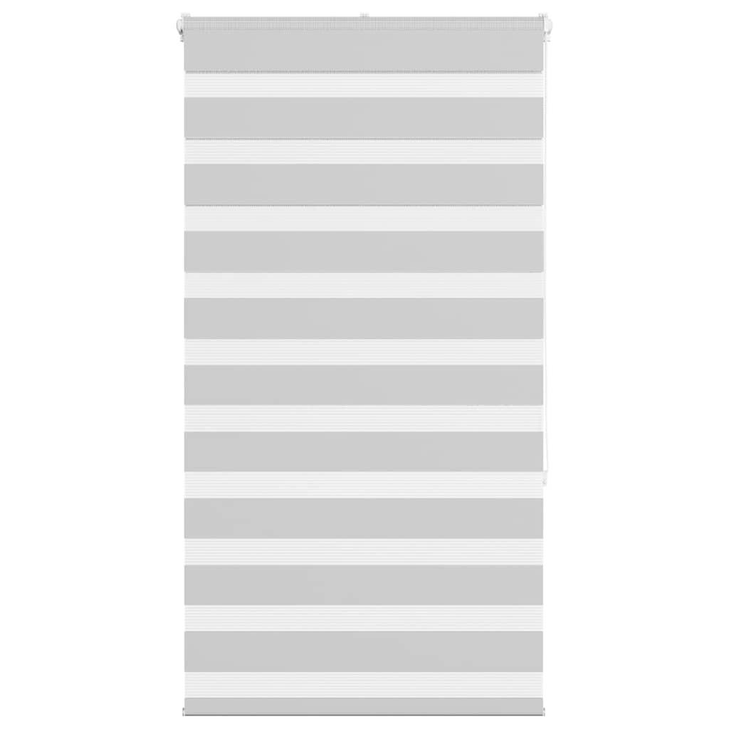 vidaXL Doppelrollo Hellgrau 75x150 cm