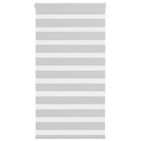 DOPPELROLLO 75/150 cm Stoffbreite 70,9 cm aus Polyester Hellgrau - Hellgrau, Textil (75/150cm) - vidaXL