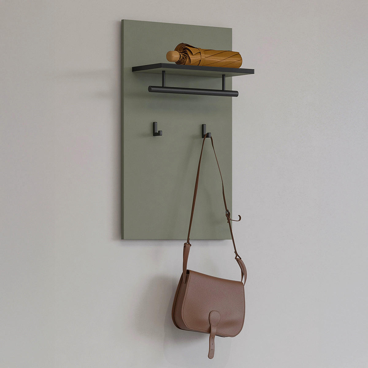 PŘEDSÍŇOVÝ NÁBYTEK Lilia Zelená - zelená barva, kompozitní dřevo (40/70/20cm) - Petits-meubles