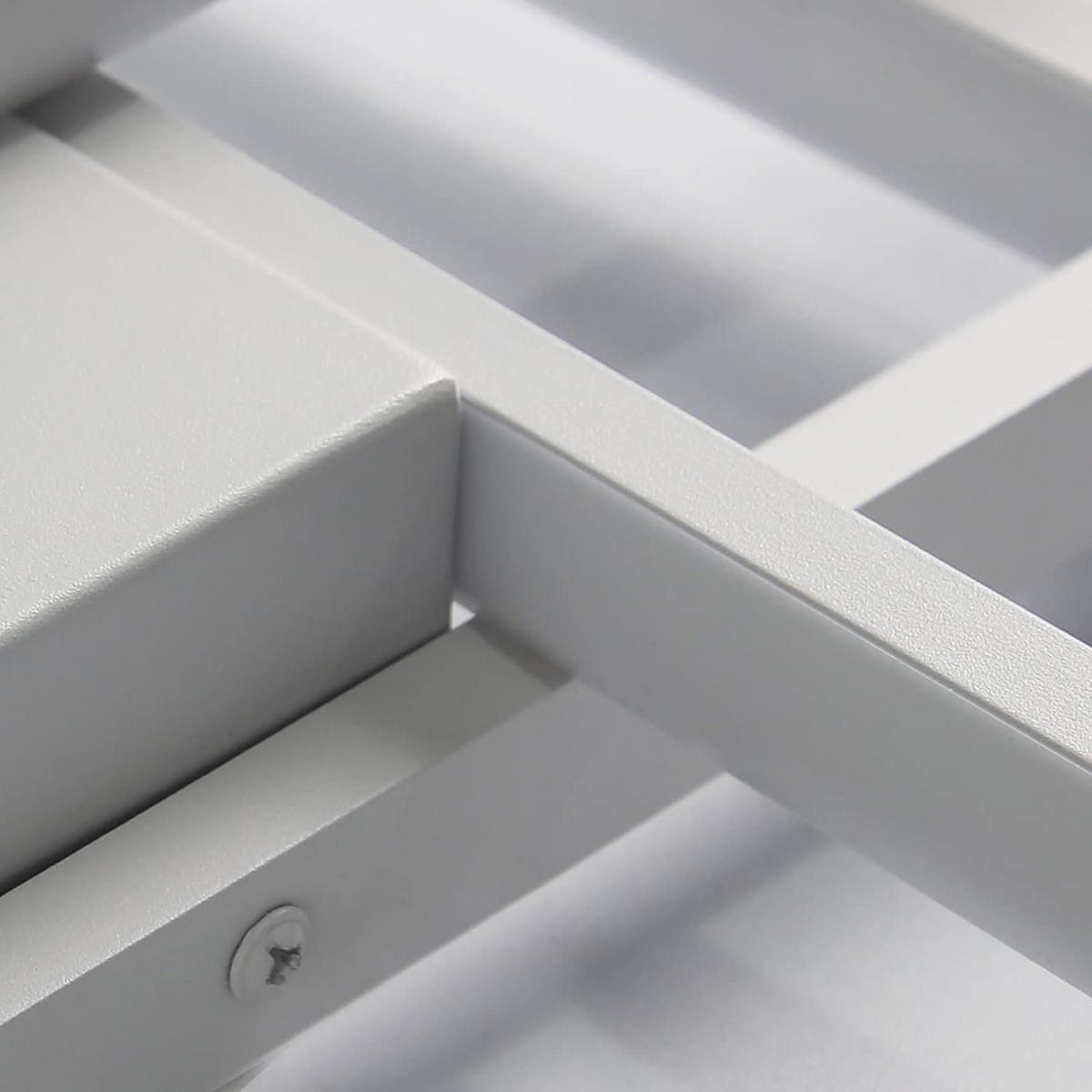 LED-DECKENLEUCHTE Caroline 100/70/8 cm - Weiß, Metall (100/70/8cm) - Nettlife