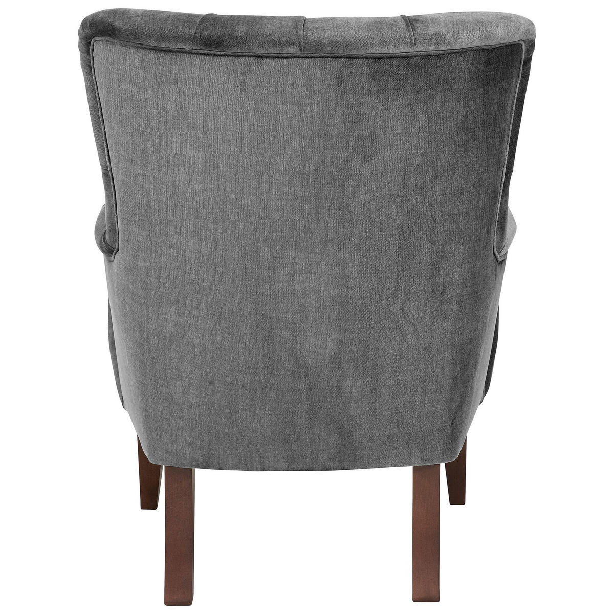 POLSTERSESSEL Kaiya Samtvelours anthrazit - Anthrazit, Kunststoff (71/97/82cm) - 58aufmkessel