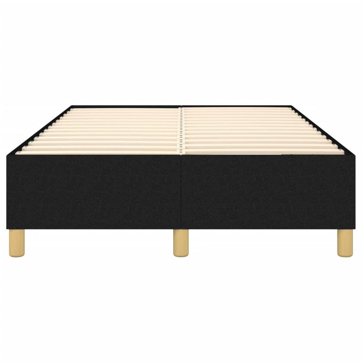 POLSTERBETT Raber 120/203 cm - Schwarz, Holzwerkstoff (120/200cm) - Nettlife