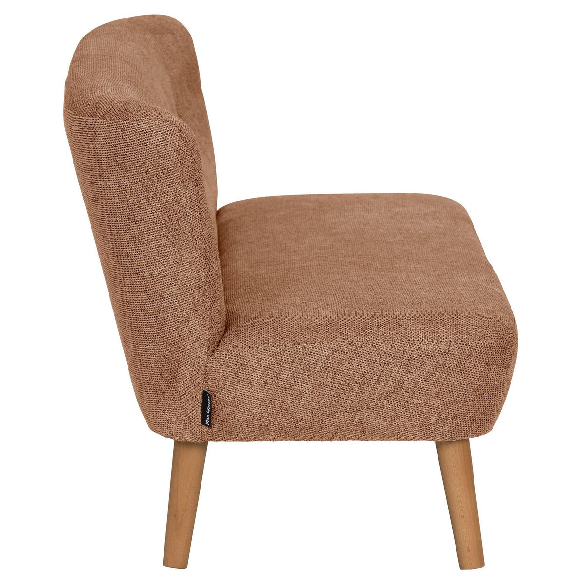 KINDERSOFA 2-Sitzer Katya Flachgewebe hellbraun - Hellbraun, Kunststoff (97/54/50cm) - 58aufmkessel