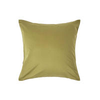 KISSENBEZUG Premium, Ägyptische Baumwolle, Fadendichte 1000 - Olivgrün, Textil (40/40cm) - Homescapes