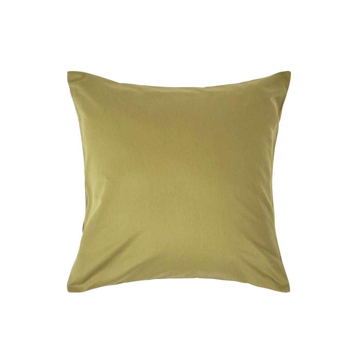 KISSENBEZUG Premium, Ägyptische Baumwolle, Fadendichte 1000 - Olivgrün, Textil (40/40cm) - Homescapes
