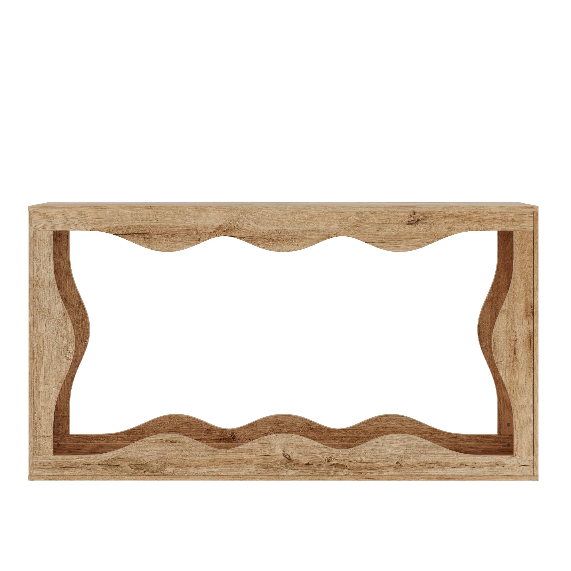 KONSOLENTISCH Natur 160,5/30/86,5 cm - Naturfarben, Holzwerkstoff (30/160.5/86.5cm) - PANGIVO