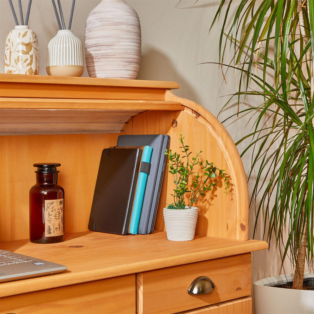 SEKRETÄR TOM BRAUN - Braun, Holz (50/102/113cm) - IDIMEX