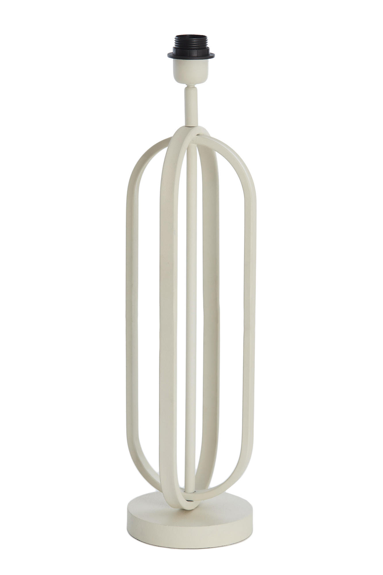 LAMPENFUSS Aster Weiß Ø16/55 cm - Weiß, Metall (16/16/55cm) - Light & Living