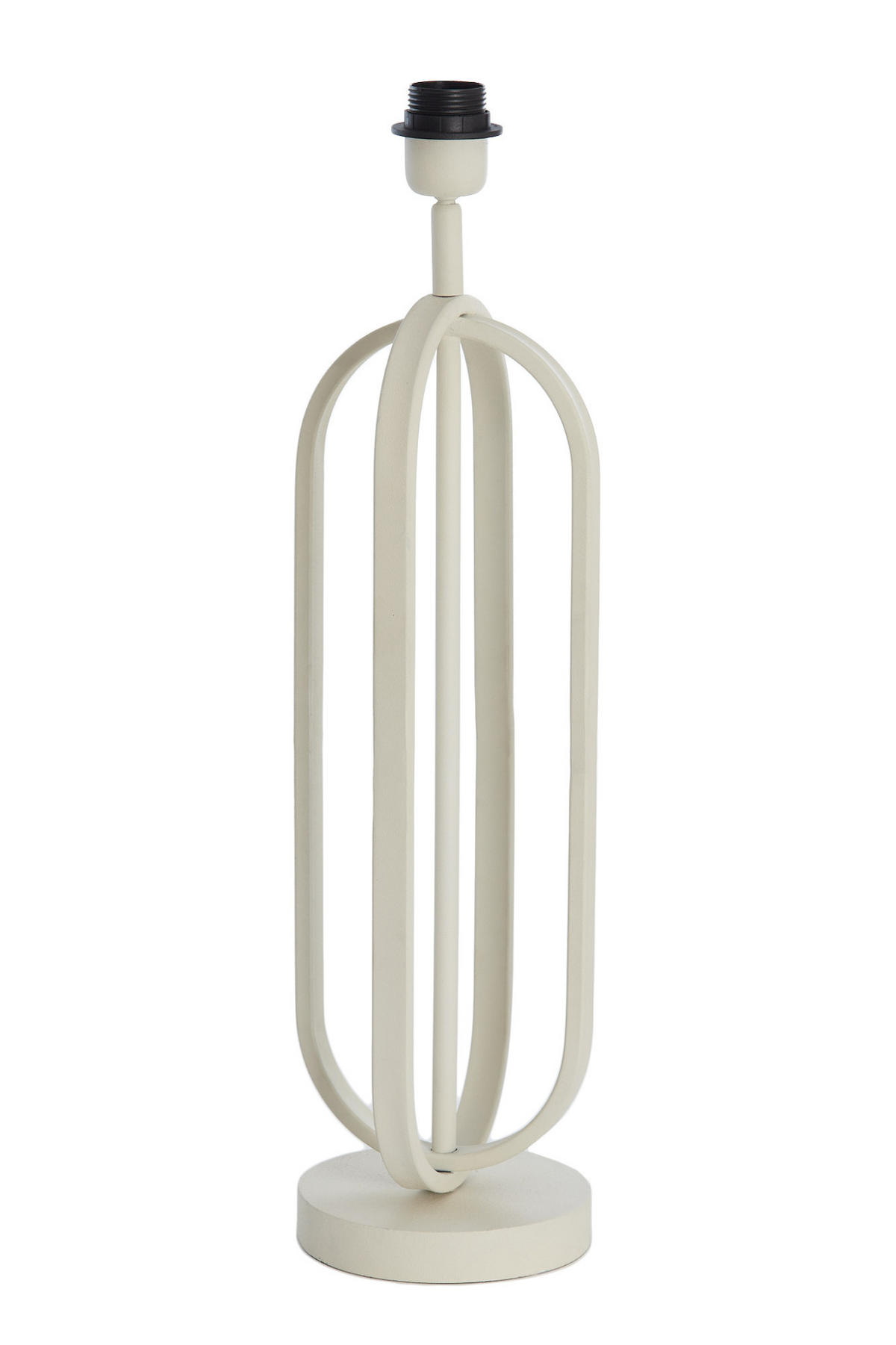 LAMPENFUSS Aster Weiß Ø16/55 cm - Weiß, Metall (16/16/55cm) - Light & Living