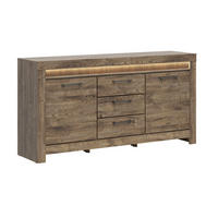 KOMODA Amaury Drvo - smeđa, drvni materijal (180/93/45cm) - Petits-meubles