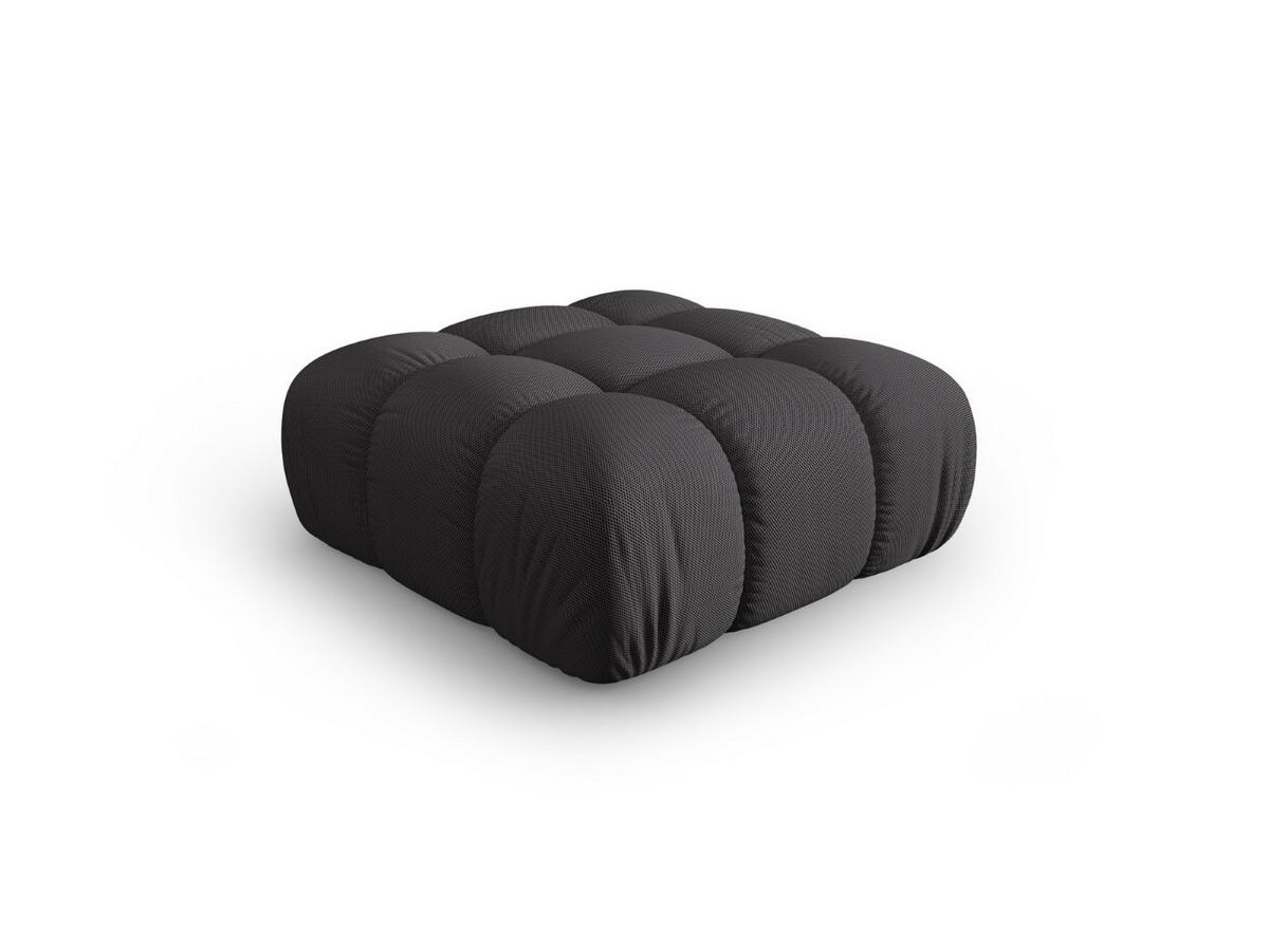 POUF Bellis aus 3D-Stoff Expresso - Graubraun, Textil (94/43/94cm) - Micadoni