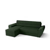 ECKSOFA L REBI L2 Poso 14 Links mit Schlaffunktion, Grün, L-Form - Grün, Textil (251/140cm)