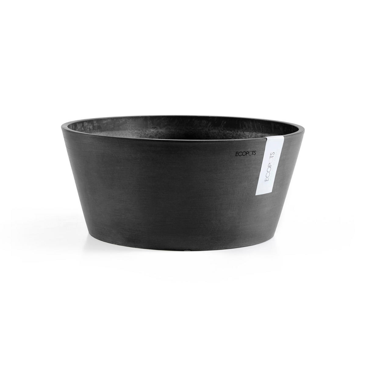 BLUMENTOPF Frankfurt 30,6/15,6 cm Dunkelgrau - Dunkelgrau, Kunststoff (30.6/15.6cm) - Ecopots
