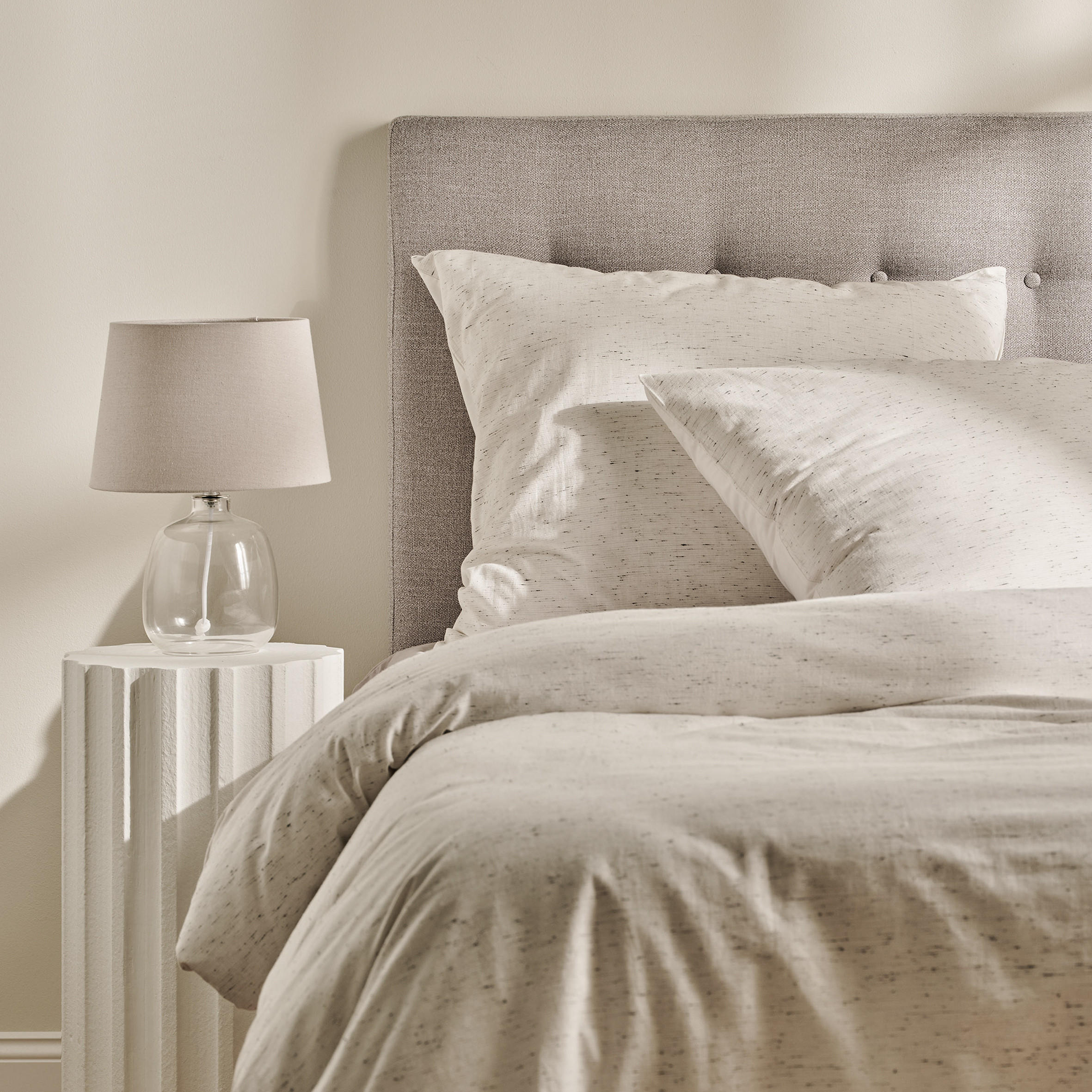 BETTWÄSCHE Kompsos - Weiß, Textil (160/200cm) - home&you