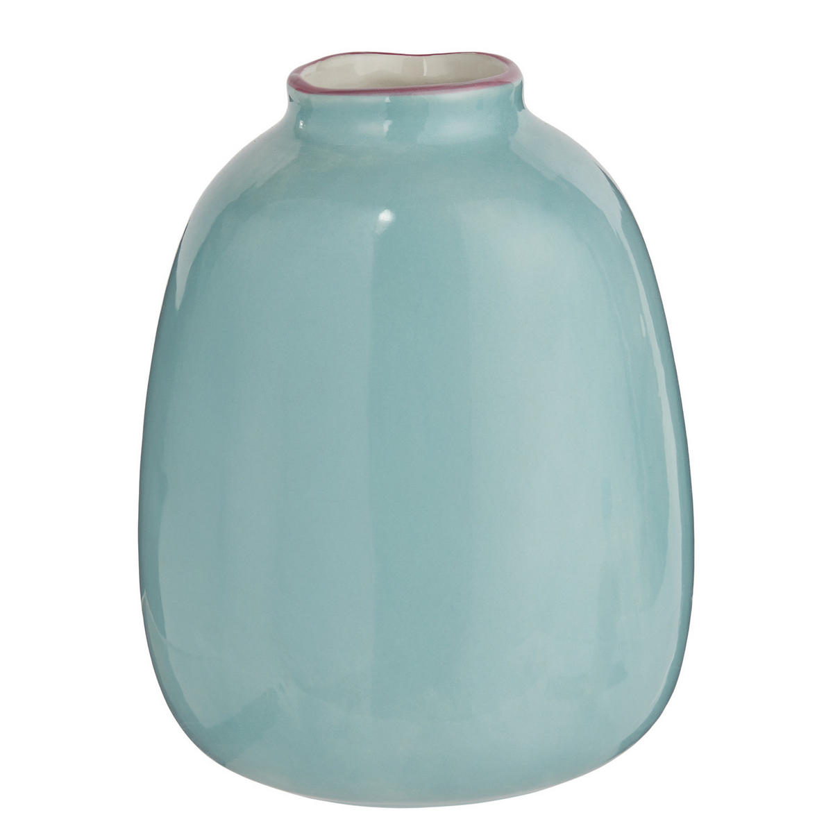 VASE Veggie Rote Beete - Dolomit - Pastellblau - Hellblau, Stein (18cm) - Butlers