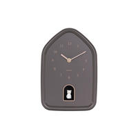 WANDUHR Modern Kitty Braun 7.5/20/29.1 cm - Braun, Kunststoff (20/29.1/7.5cm) - Karlsson