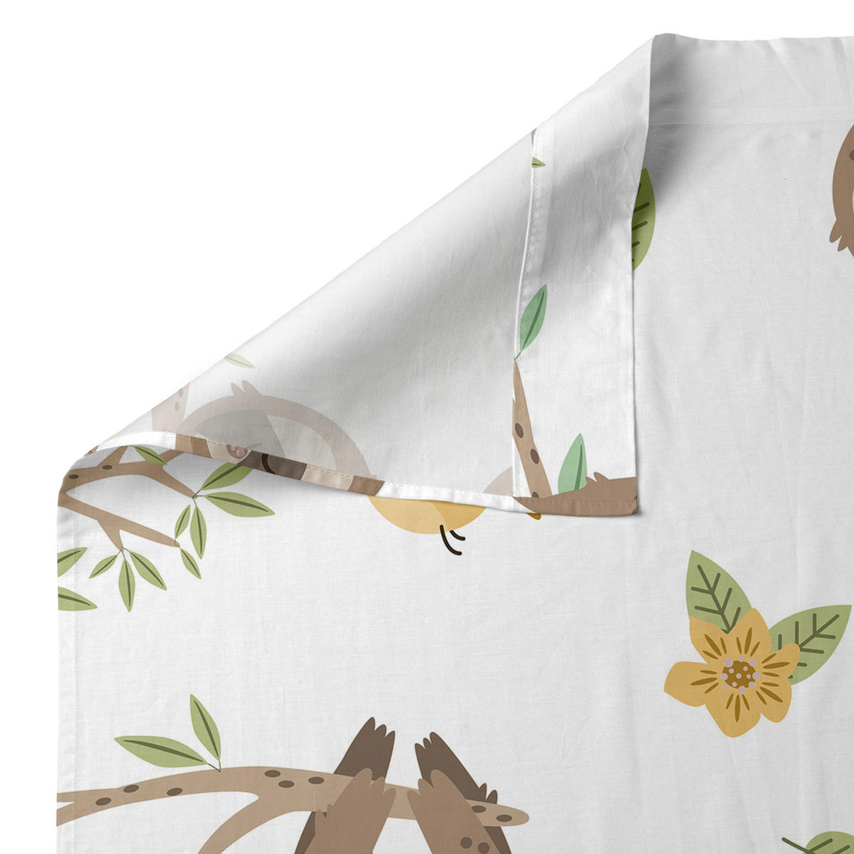 BETTWÄSCHE 2er-Set teiliges happy sloth 160x270 cm mehrfarbig - Multicolor, Textil (160/270cm) - Happy Friday