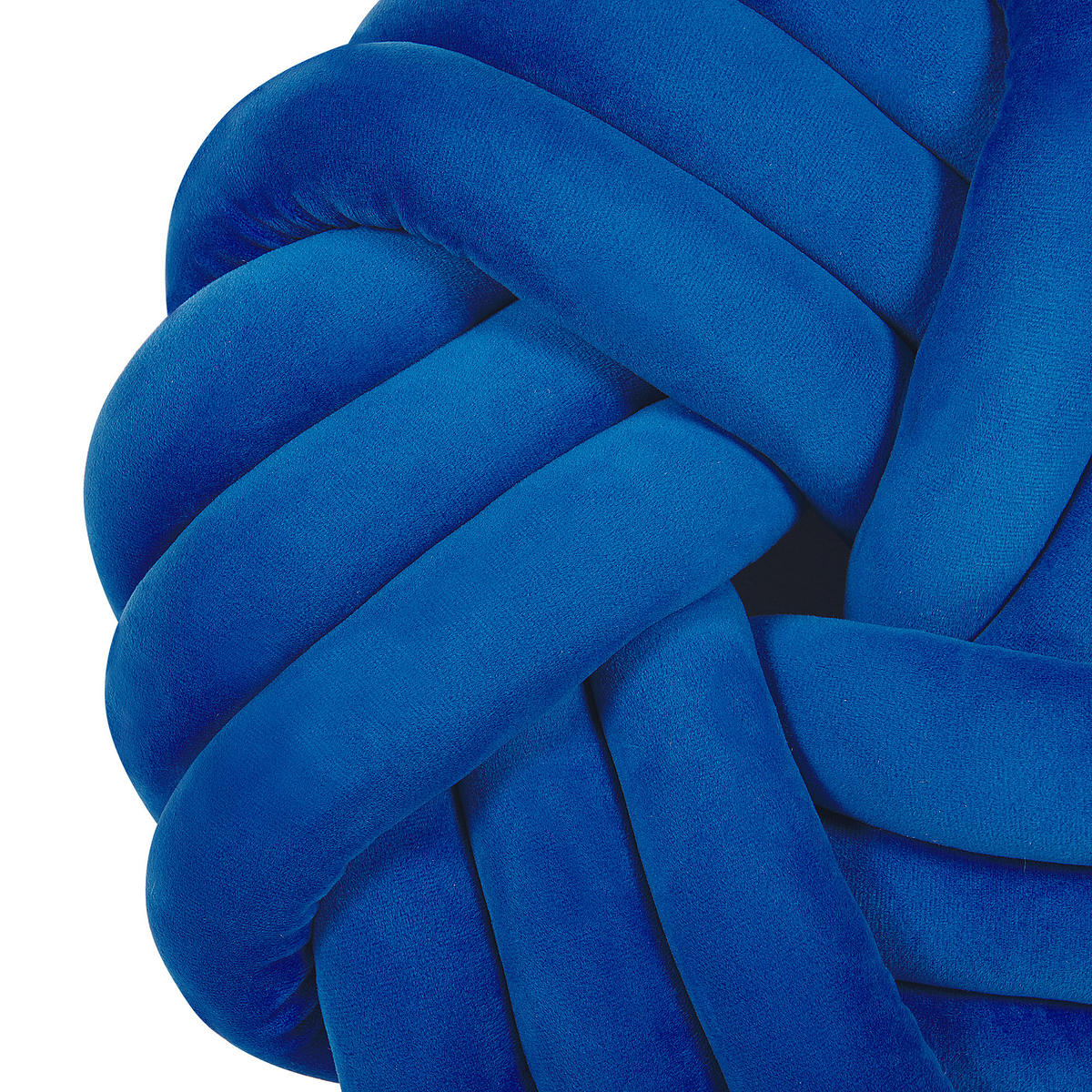 DEKOKISSEN Marineblau 30/30 cm Akola - Dunkelblau, Textil (30/30cm) - Beliani