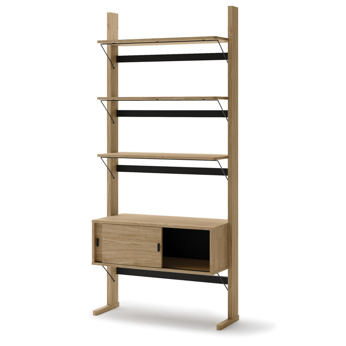 REGAL Ollie Eichenholzoptik 88 cm - Eichefarben, Holzwerkstoff (88/193/40cm) - Selsey